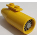 LEGO Yellow Plane Jet Engine with Light Gray Center