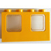 LEGO Giallo Plane Window 1 x 4 x 2 with Transparent Glass