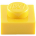 LEGO Jaune assiette 1 x 1 (3024 / 30008)