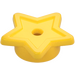 LEGO Yellow Plate 1 x 1 Round with Star (11609 / 28619)