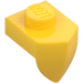 LEGO Giallo Piastra 1 x 1 con Downwards Dente (15070)