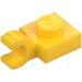 LEGO Yellow Plate 1 x 1 with Horizontal Clip (Flat Fronted Clip) (6019)