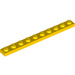 LEGO Gelb Platte 1 x 10 (4477)