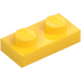 LEGO Yellow Plate 1 x 2 (3023)