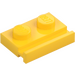 LEGO Yellow Plate 1 x 2 with Door Rail (32028)