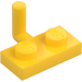 LEGO Amarillo Placa 1 x 2 con Gancho (Brazo horizontal de 5 mm) (43876 / 88072)