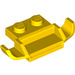 LEGO Jaune assiette 1 x 2 avec Racer Grille (50949)