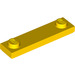 LEGO Yellow Plate 1 x 4 with Two Studs with Groove (41740)