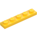 LEGO Yellow Plate 1 x 5 (78329)