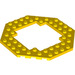 LEGO Jaune assiette 10 x 10 Octagonal avec Open Centre (6063 / 29159)