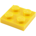 LEGO Yellow Plate 2 x 2 (3022 / 94148)