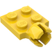 LEGO Yellow Plate 2 x 2 with Ball Joint Socket with 4 Slots (3730)