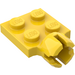 LEGO Geel Plaat 2 x 2 met Kogelgewrichtsbus Met 4 slots (3730)