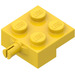 LEGO Jaune assiette 2 x 2 avec Roue Titulaire (4488 / 10313)