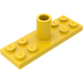 LEGO Yellow Plate 2 x 6 with Pole Shaft (25195)