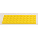 LEGO Jaune assiette 4 x 10 avec rainure