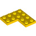LEGO Gelb Platte 4 x 4 Ecke (2639)
