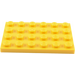 LEGO Yellow Plate 4 x 6 (3032)