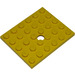 LEGO Yellow Plate 5 x 6 with Hole