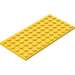LEGO Geel Plaat 6 x 12 (3028)