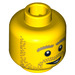 LEGO Yellow Plumber Head (Safety Stud) (3626 / 11488)