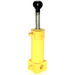 LEGO Yellow Pneumatic Cylinder - Two Way with Square Base and Yellow Cap