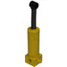 LEGO Gelb Pneumatic Pump (Old Style) 48mm mit Schwarz Piston (4 Bolzen Lange) und Spring (4701)