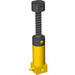 LEGO Geel Pneumatic Pump met Zwart Finger Knob (2797 / 74720)