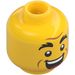 LEGO Yellow Police Officer/Trainer (60372) Minifigure Head (Recessed Solid Stud) (3626 / 101370)