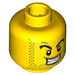 LEGO Yellow Power Miner Head (Safety Stud) (3626 / 64879)