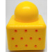LEGO Yellow Primo Brick 1 x 1 with Colored Dots (31000)