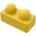 LEGO Jaune Primo Brique 1 x 2 (31001)