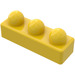 LEGO Yellow Primo Brick 1 x 3 (31002)
