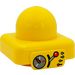 LEGO Geel Primo Plaat 1 x 1 met Roadsign en Gauges