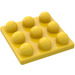 LEGO Gelb Primo Platte 3 x 3 (31012)
