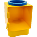 LEGO Amarillo Primo Shape Sorter Chamber con Azul Circular Portal