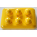 LEGO Geel Primo Storage Canister Deksel met 2 x 3 Studs (31772)