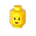 LEGO Gelb Princess Leia Kopf (Sicherheitsbolzen) (50370 / 50941)
