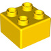 LEGO Yellow Quatro Brick 2x2 (48138)