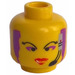 LEGO Yellow Radia Head (Safety Stud) (3626)