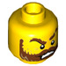 LEGO Yellow Robber Head (Recessed Solid Stud) (3626 / 36558)