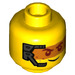 LEGO Yellow Robin Minifigure Head (Recessed Solid Stud) (3626 / 36351)