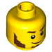 LEGO Yellow Rogue with Quiver Minifigure Head (Recessed Solid Stud) (3626 / 27949)