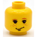 LEGO Yellow Ron Weasley Minifigure Head with Decoration (Safety Stud) (3626)