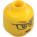 LEGO Yellow Rose Davids Minifigure Head (Recessed Solid Stud) (3626 / 56173)