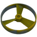 LEGO Gelb Rotor mit Marbled Pearl Light Grat Ring ohne Code auf Seite (50899 / 52232)