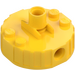 LEGO Yellow Round Brick 4 x 4 x 2 with Magnet (65209)