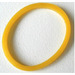 LEGO Yellow Rubber Band - Square Cut (Thin)