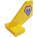 LEGO Yellow Rudder 2 x 3 x 2 with Coast Guard Logo (Left Side) Sticker (44661)