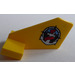 LEGO Yellow Rudder 2 x 3 x 2 with deep sea logo on left side Sticker (44661)